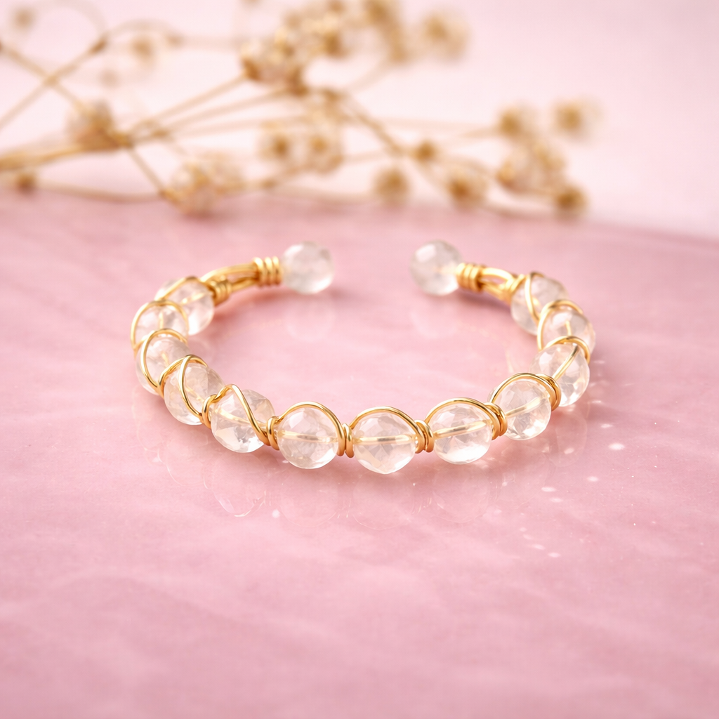 Anillo Cuarzo Cristal – Energía y Claridad