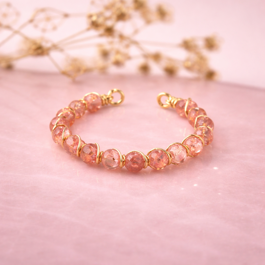 Anillo Cuarzo Fresa – Amor, Alegría y Armonía