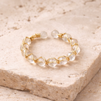 Anillo Cuarzo Cristal – Energía y Claridad