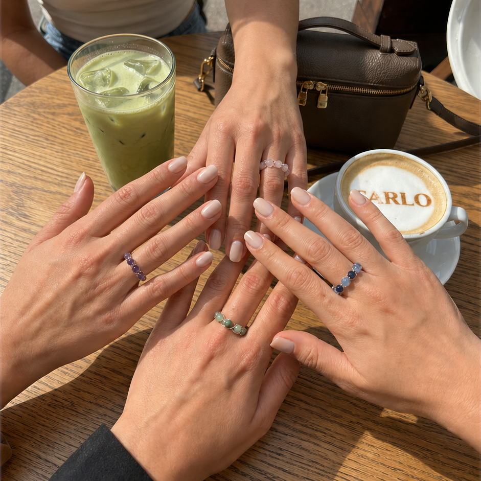 Anillo Cuarzo Rosa – Amor y Armonía