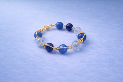 Anillo Aventurina Azul – Confianza y Calma