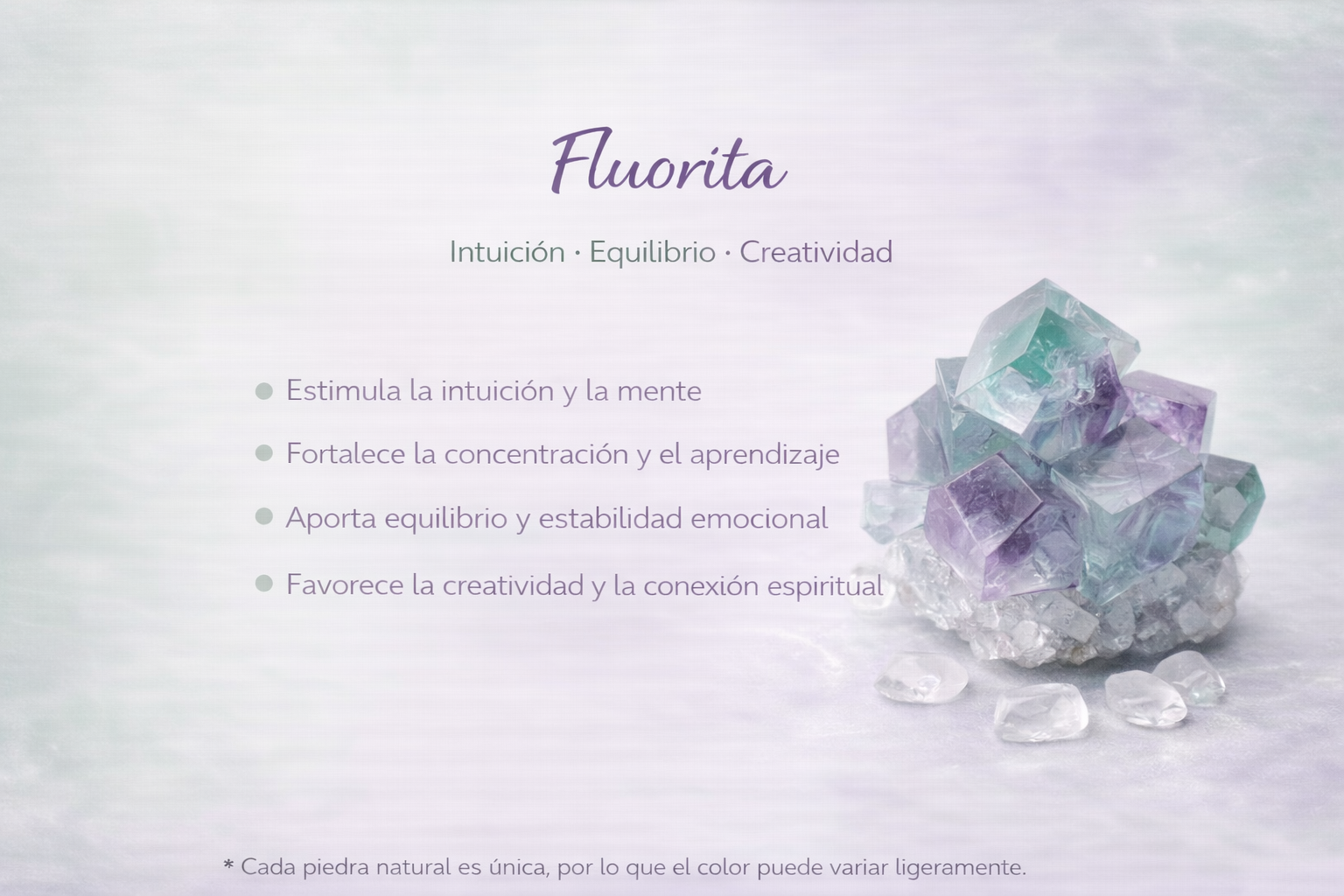 Anillo Fluorita – Claridad y Concentración